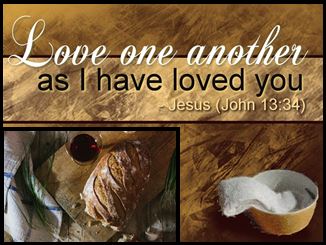 Love one another as I have loved you.