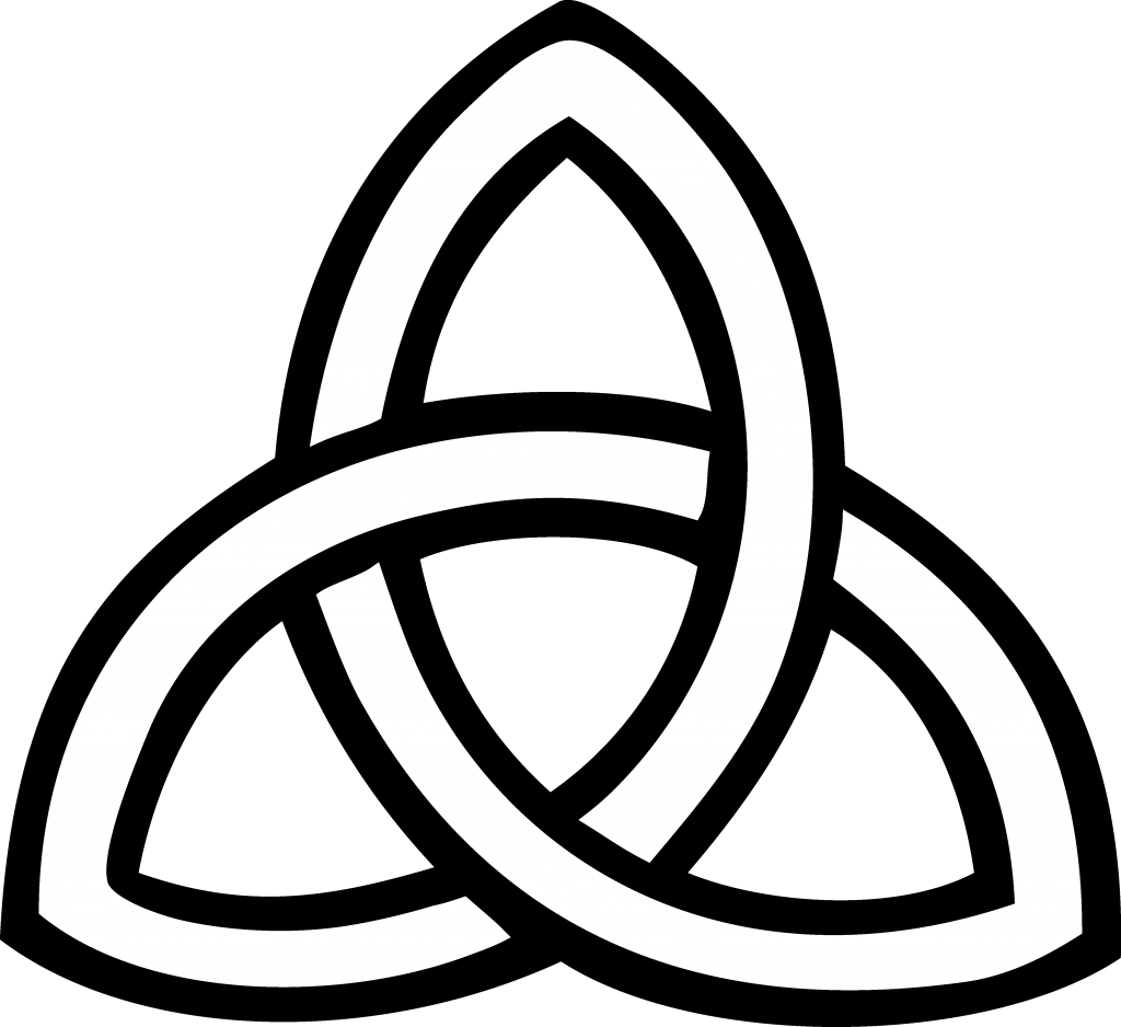trinity symbol, infinite interlocking shape