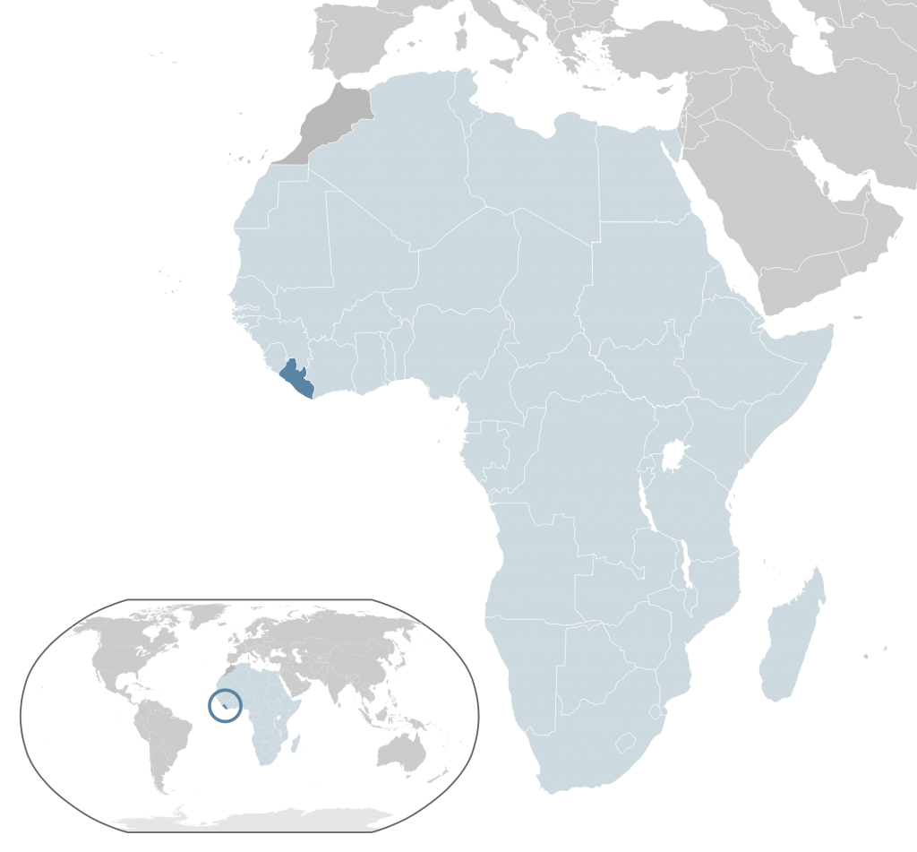 Liberia, Africa location