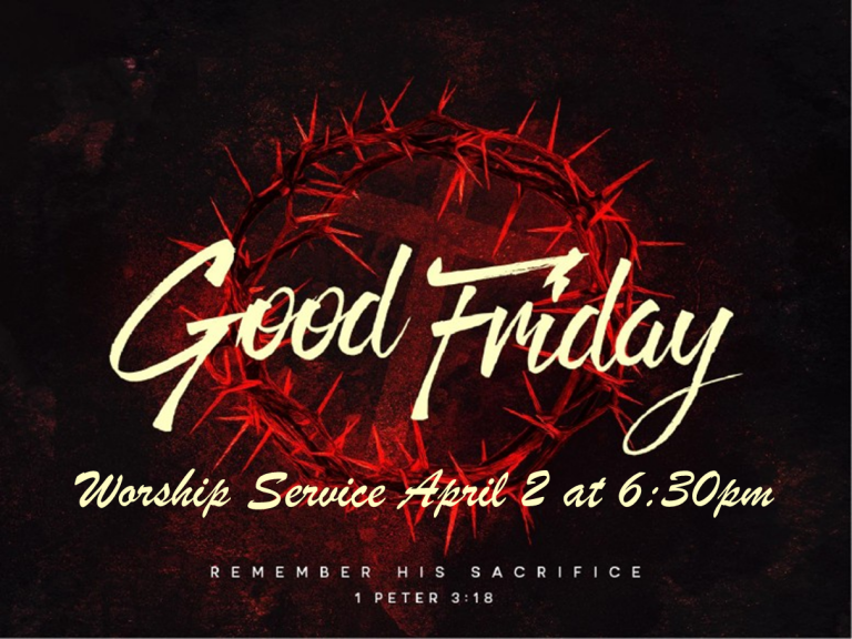 Good Friday Worship Service