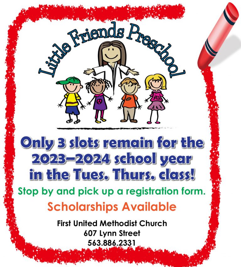 Little Friends Preschool Openings Available